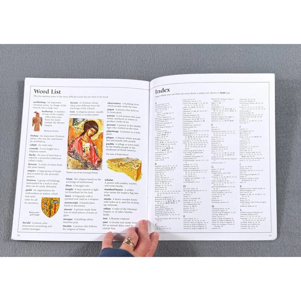 Usborne Internet-Linked Medieval‎ World History Homeschool Educational Learning